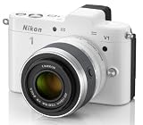 NIKON 1 V1 - weiss + Objektiv 10-30mm + 2 JAHRE GARANTIE