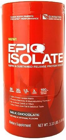 EPIQ Isolate Rapid &amp; Sustained Protein, Milk Chocolate 52.8 oz (Pack of 6)