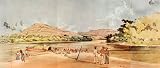 1963 Print Eduardo Mark Colombia Island Rest Stop Honda - Original Print