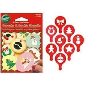 Wilton Holiday Mini Stencil Set of 8