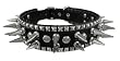 Extra Large 32" Black Leather Spiked Dog Collar 1" Spikes XL Extra Large 32" Black Leather Spiked Dog Collar 1" Spikes XL