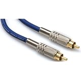 HOSA DOUBLE-SHIELD COAX, GOLD-PLATED RCAs, 2m (6.6 ft.) S/PDIF 75-W COAX (Discontinued by Manufacturer)