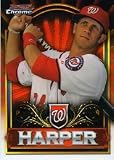 2011 Bowman Chrome REFRACTOR #BCE1 Bryce Harper Rookie MINT Red !