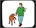 Decorated Mouse Pad with body, walking, individuals, individual, humans, woman, person, dog, training, human, persons, people, puppy