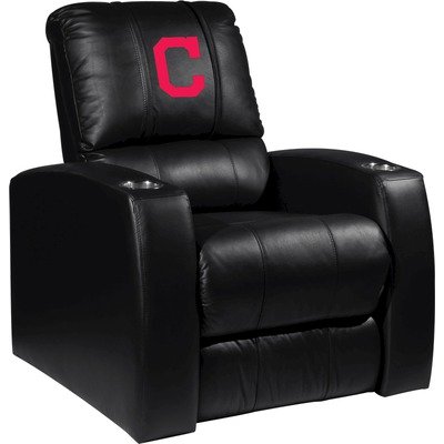 Home Theater Recliner with MLB Logo Panel Team: Cleveland Indians Secondary