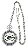 NFL Men's PK0082 Green Bay Packers Hall Of Famer Pocket Watch with Chain