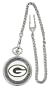 NFL Men's PK0082 Green Bay Packers "Hall Of Famer" Pocket Watch with Chain