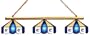 Imperial Washington Wizards Licensed Three Shade Stained Glass Billiard Table Lamp