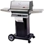 Mhp Gas Grills Tjk2 Propane Gas Grill W/ Stainless Grids On Black Cart