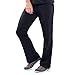 ave Women?s Medical Scrub Pants, Melrose ave, Bootcut Style, Drawstring and Elastic Waist, Great for Nurses, Black, X-Large