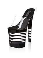 Pleaser Sandalias de tacón (Negro)