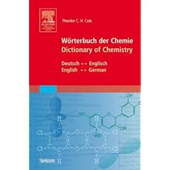 W�rterbuch der Chemie - Dictionary of Chemistry: Deutsch - Englisch, English - German