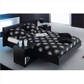 Float Platform Queen Bed Finish: Wenge