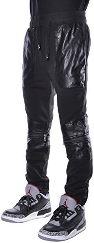 Plus Size Basic Harem Fleece Black Stitch Urban Pants XXL