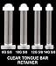 CLEAR TONGUE BAR RETAINER BRRET14 -14G 5/8