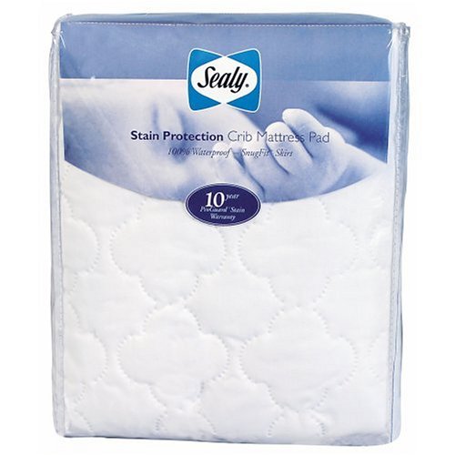 Sealy Stain Protection Crib Mattress Pad
