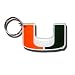 Miami Hurricanes NCAA Key Ring