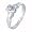 Small Sterling Silver Solid Claddagh Ring - Size 7