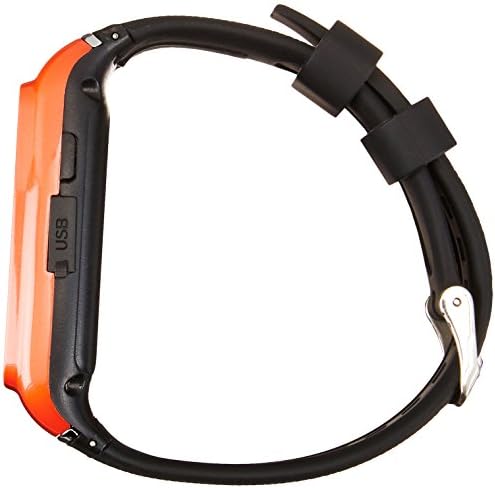 Victory Wireless Bluetooth Smartwatch with Pedometer, Black and Red