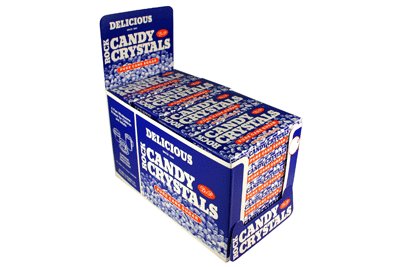 Rock Candy Loose White Crystals 24 - 2.5 oz Boxes by Dryden & Palmer