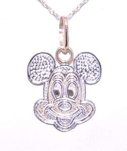 14K Yellow Gold Mickey Mouse Pendant Jewelry
