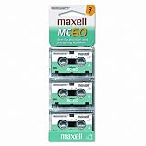 Maxell(R) Microcassette Tape, 60-Minute, Pack of 3
