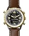 Dakota Aviator World Time, Black Dial, Brown Leather Strap