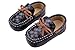 Femizee Baby Boy/Girls Moccasins Bowknot Soft Moccs Newborn Infant Leather Suede Shoes 9-12 Months Black