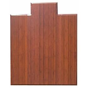 Anji Mountain Bamboo Rug Co. Dark Cherry Bamboo Tri-Fold Chair Mat by ANJI MOUNTAIN