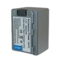 High Capacity SONY NP-FP70 / NP-FP50 / NP-FP30 Equivalent Li Ion Battery For Handycam DVD Camcorder Series DCR-SR / DCR-HC / DCR-DVD