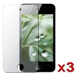 (3 Pack) LCD Screen Guards / Protectors for Apple iPod Touch 4 / 4G / 4th Gen [TheOEMPlanet TITAN Packaging]