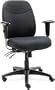 Alera WR41FB60B Wrigley Series High-Back Multifunction Chair with Gray Upholstery