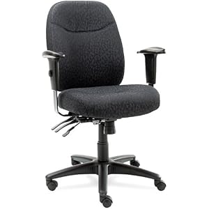 Alera WR41FB60B Wrigley Series High-Back Multifunction Chair with Gray Upholstery by Alera