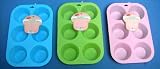 Silicon Muffin / Cake Cup Pan 6-Cup (KC0029)