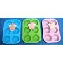 Silicon Muffin / Cake Cup Pan 6-Cup [Diameter 5.5cm cup] (KC0029)