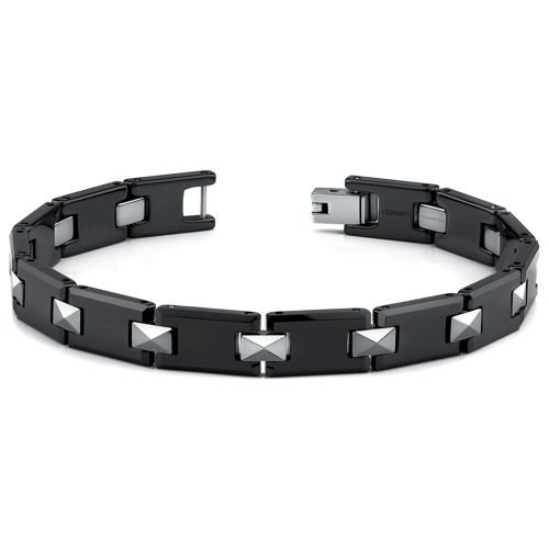 European Style Tungsten and Ceramic Link Bracelet for Men