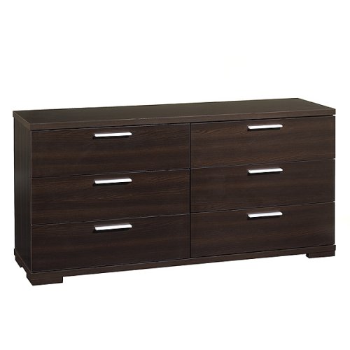 Kitchen: Marbella 6 Drawer Dresser   Mocha