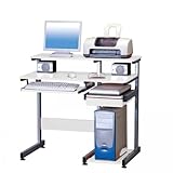 Compact Computer Desk Graphite Finish