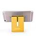 Ecandy Solid Aluminum Desktop Stand for iPhone 3G 3GS 4 4S 5 5C 5S Ipad 2 Ipad 3 Ipad 4 Ipad Mini ,iPod touch Samsung Galaxy S3 i9300 S4 9500 HTC Blackberry and most tablet (Gold)