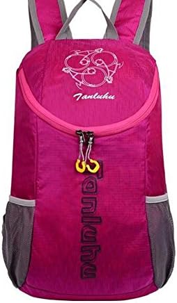 Waterproof Fold Most Durable Handy Lightweight Travel Backpack Daypack+Lifetime Warranty (pink)