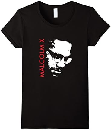 Women's Malcolm X Black Power Medium Black