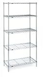 5 Tier Chrome Storage Tower (Chrome) (74