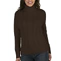Merona&reg; Women's Cable Turtleneck Sweater - Dark Heather Brown