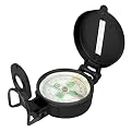 BT Outdoor Military Design Brass Pocket Compass - Black