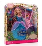 Kohl's Exclusive Barbie as The Island Princess 12 Inch Doll - Princess Rosella with Peacock Tail Accessory, Her Pet Raccoon and Hairbrush Plus Exclusive Special Edition Bonus of Tiara and Fan