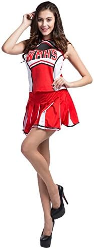 Fokbas Underwear Softly Women's Adult Glee Club Teen Cheerleader Musical Uniform Fancy Dress Costume Red28/30 Plus Special Sexy