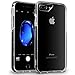 Orzly iPhone 7 Plus Case, Fusion Bumper Case for Apple iPhone 7 Plus (5.5 inch Version of 2016 Model) - Protective iPhone 7 Plus Cover with Black Bumper/Rim & Transparent Hard Back Panel
