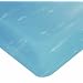 Wearwell PVC 420 SpongeCote Tile-Top Anti-Microbial Mat, Safety Beveled Edges, for Dry Areas, Blue