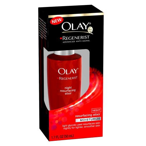 Olay Regenerist Advanced Anti-Aging Moisturize Night Resurfacing Elixir, 1.7 Ounce,