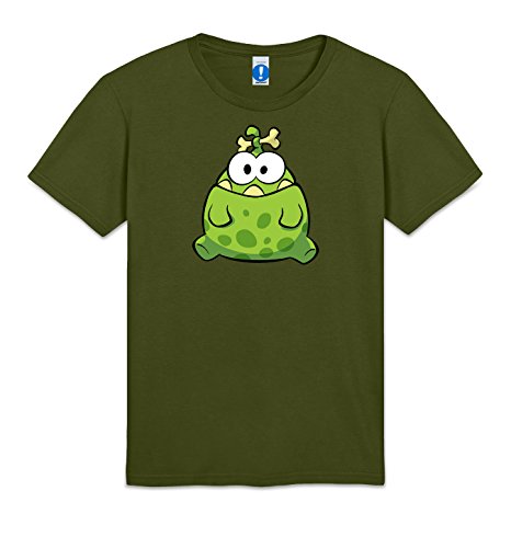 Cut the Rope: Prehistoric Om Nom T-Shirt - Olive